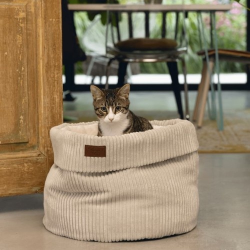 Cesto de poliéster para gatos, desenhado pela Lotte.