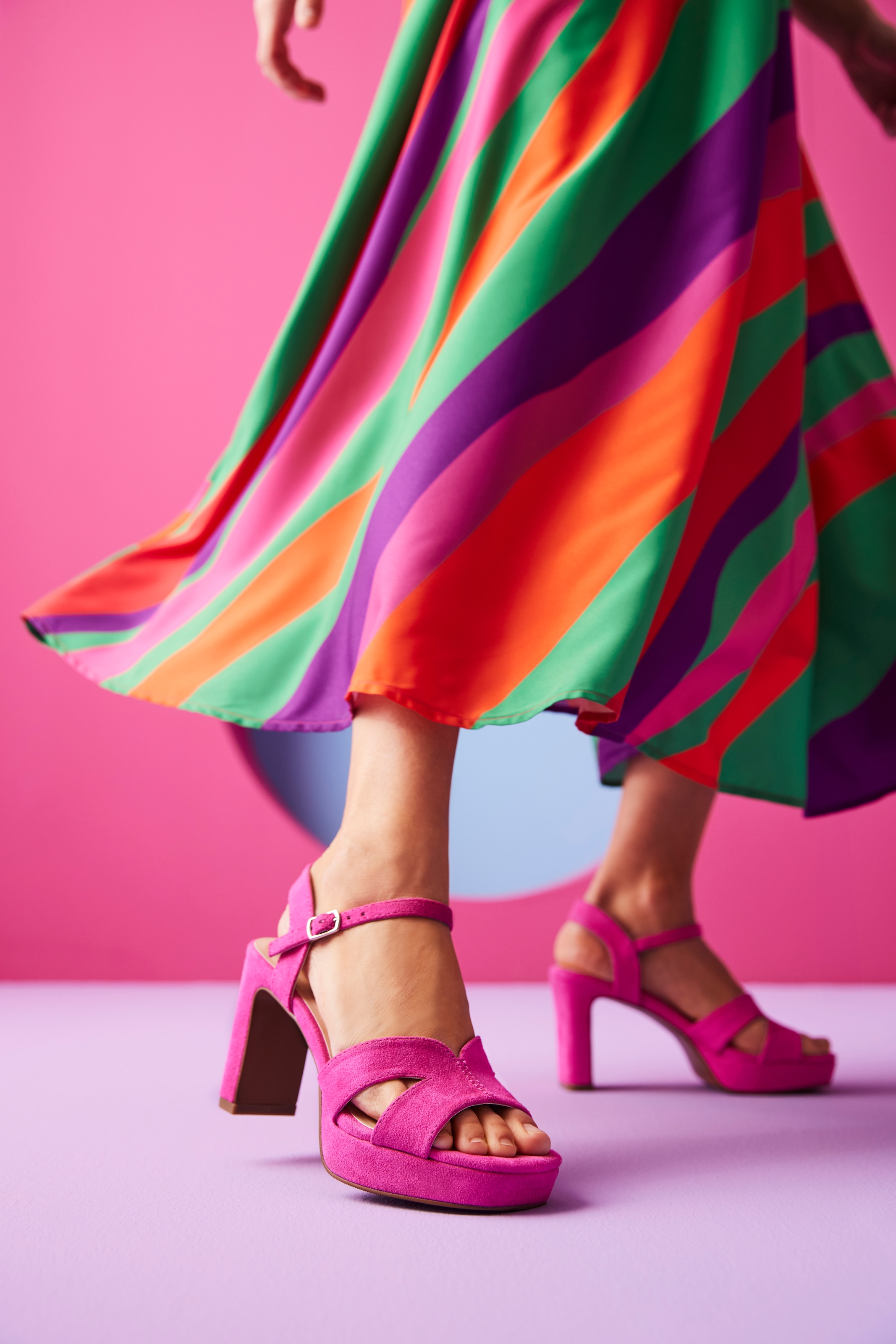 Aniston SHOES High-Heel-Sandalette  , Sommerschuh, Abendsandale, Plateau - NEUE KOLLEKTION