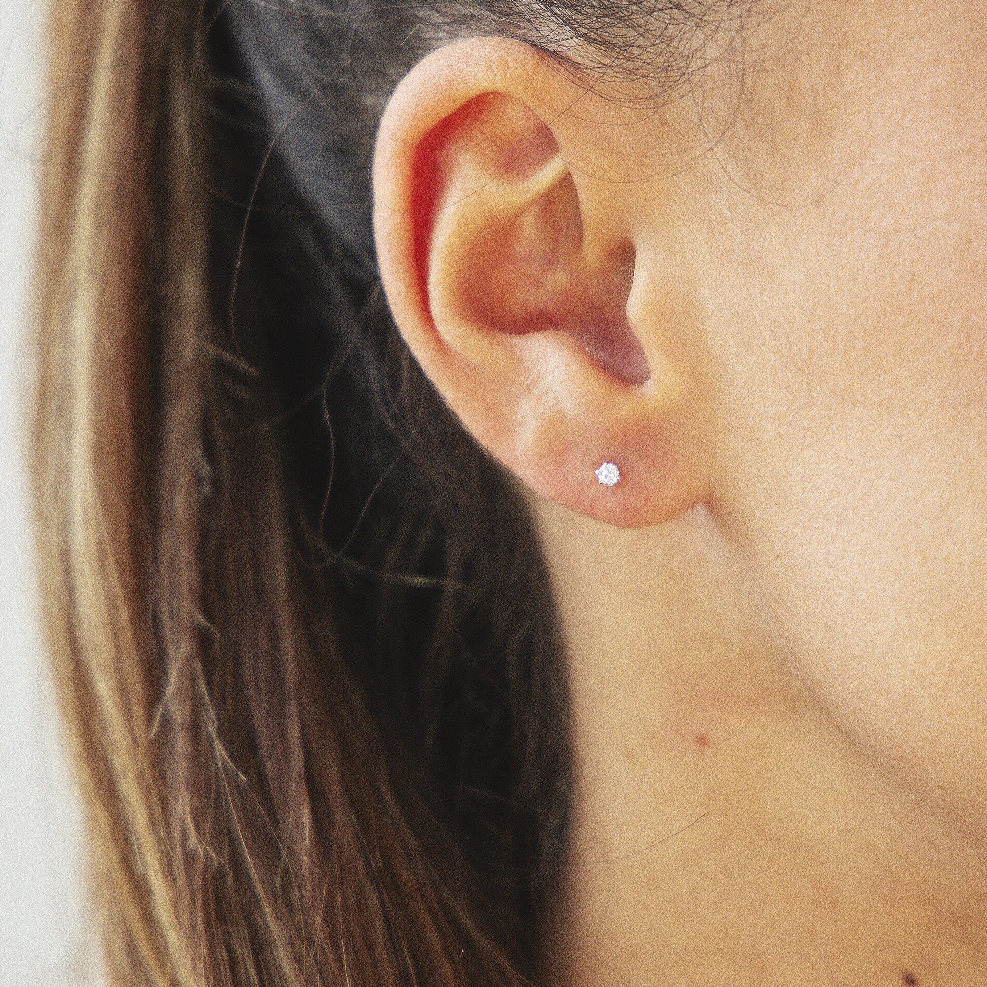 Diam Addict Ohrringe 585 Gelbgold mit im Labor gezüchteten Diamant