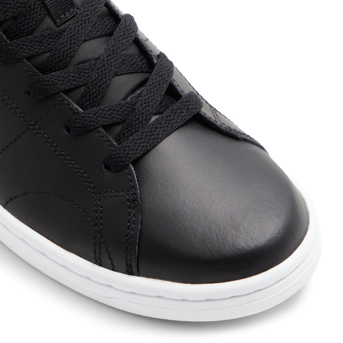 NIKE-Court royal2-Baskets montantes - Talon plat - Noir/Blanc
