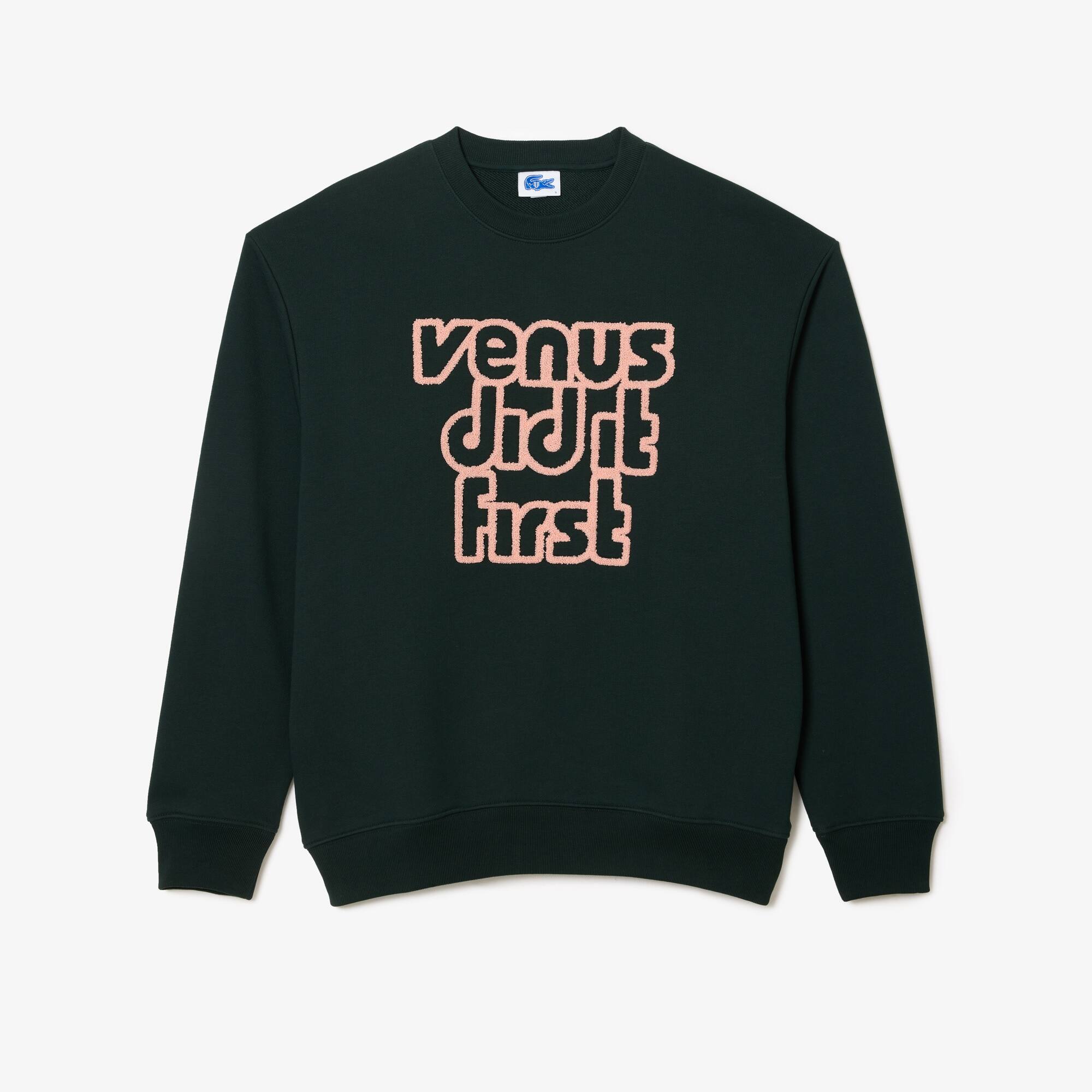 Lacoste x Eleven by Venus extraweites Fleece-Sweatshirt Lacoste X EleVen by Venus Williams - Grün - Lacoste - Unisex