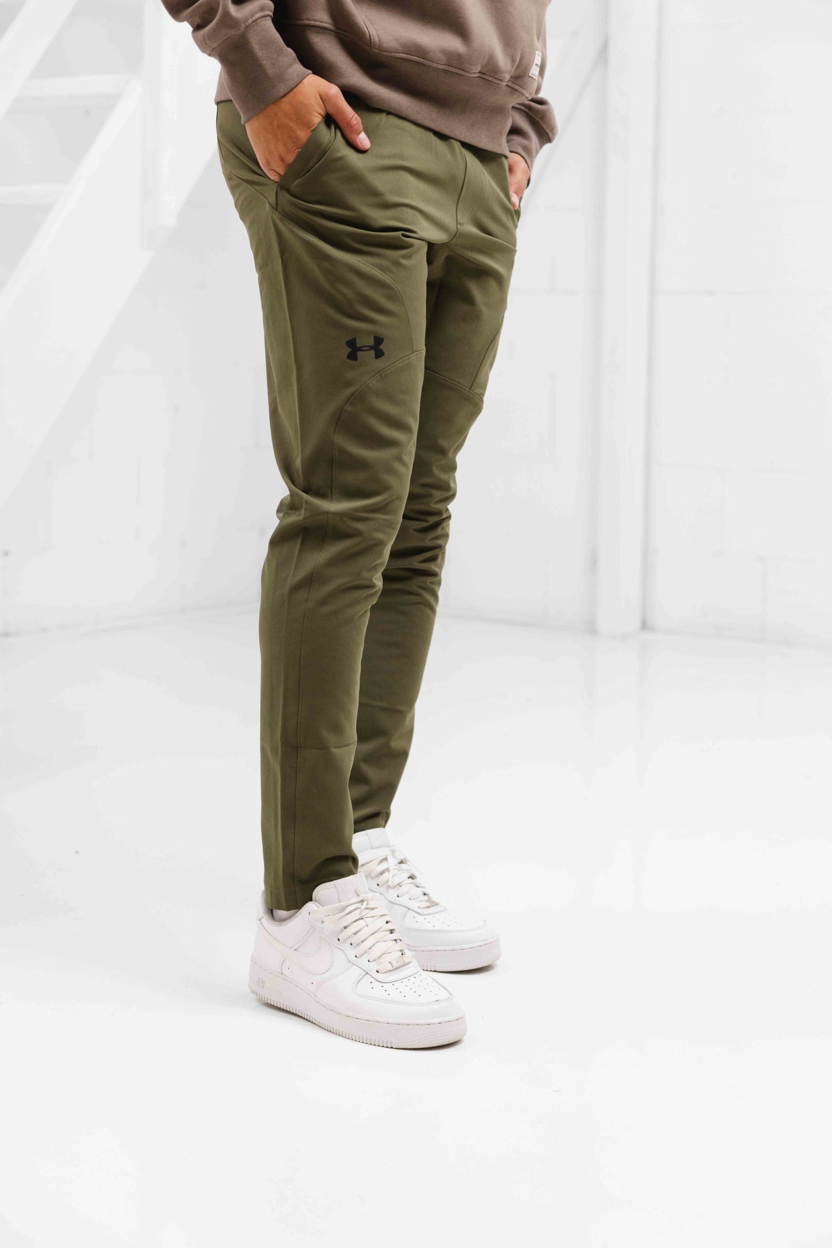Under Armour Unstoppable Tapered Trainingsbroek Heren Donkergroen