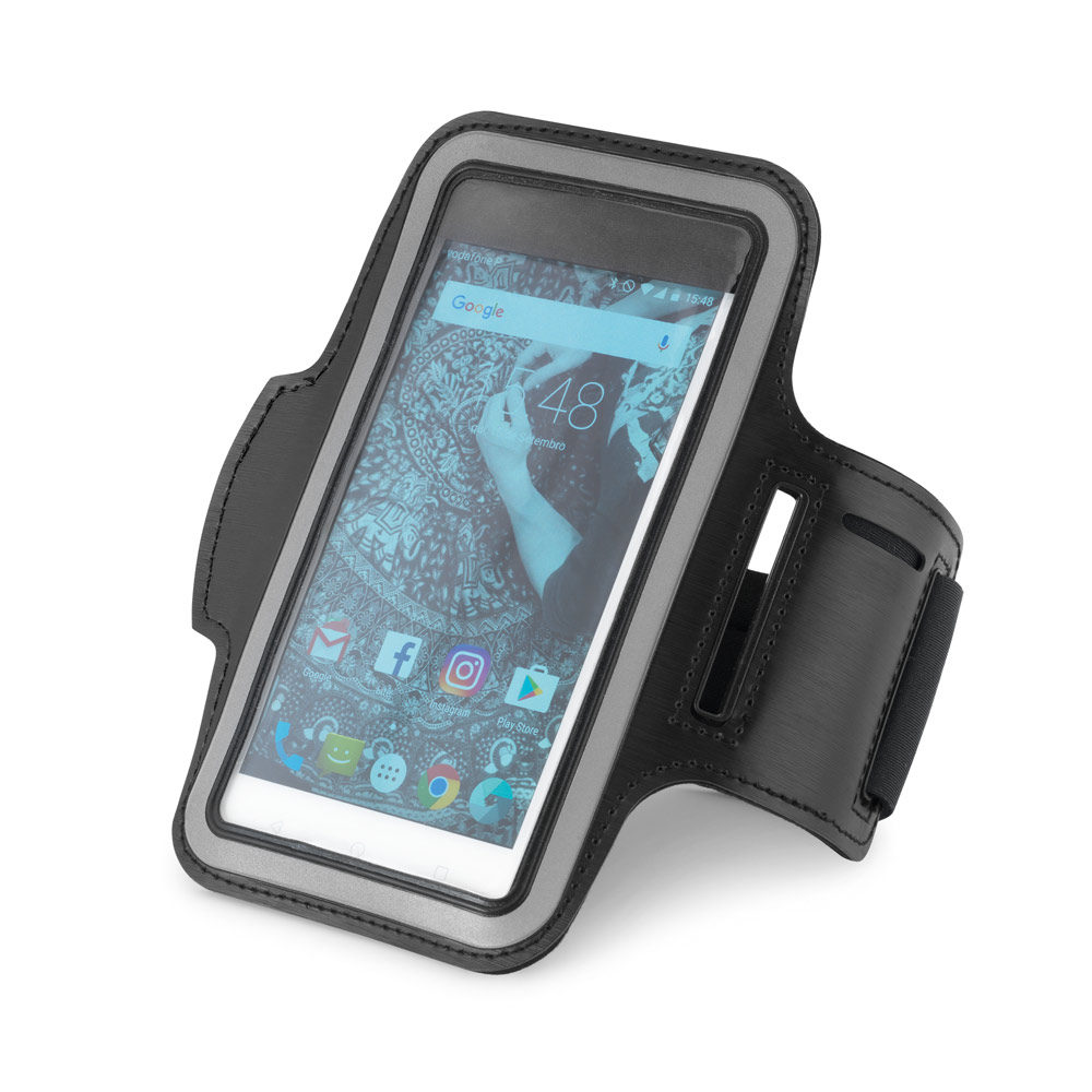 hi!dea 97207 - Brassard en PU et coque souple pour smartphone 6'5