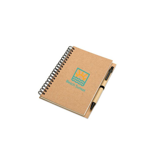 GiftRetail KC7012 - BLOQUERO B6 Bloc-notes recyclé 70 pages