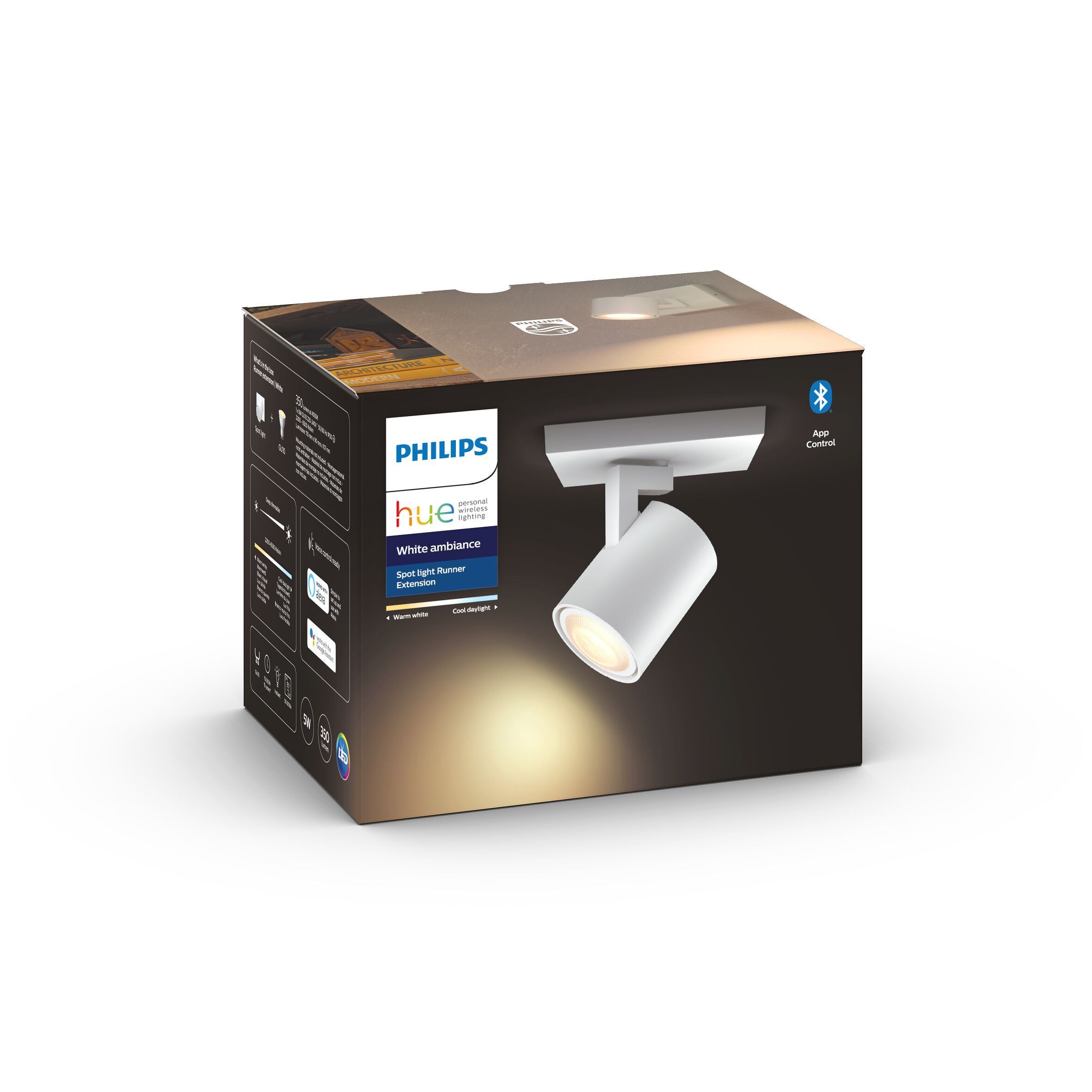 Philips hue RUNNER Spot - Weiss / B: 11.0 cm x T: 9.0 cm x H: 10.7 cm