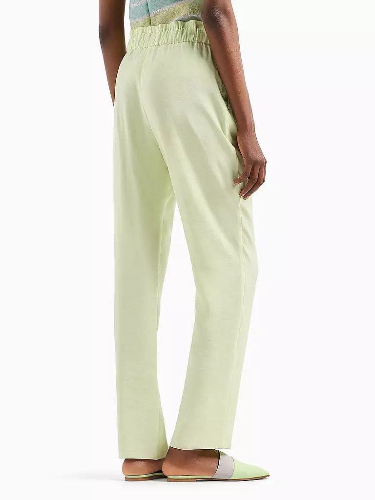 EMPORIO ARMANI Hose Wide Leg grün