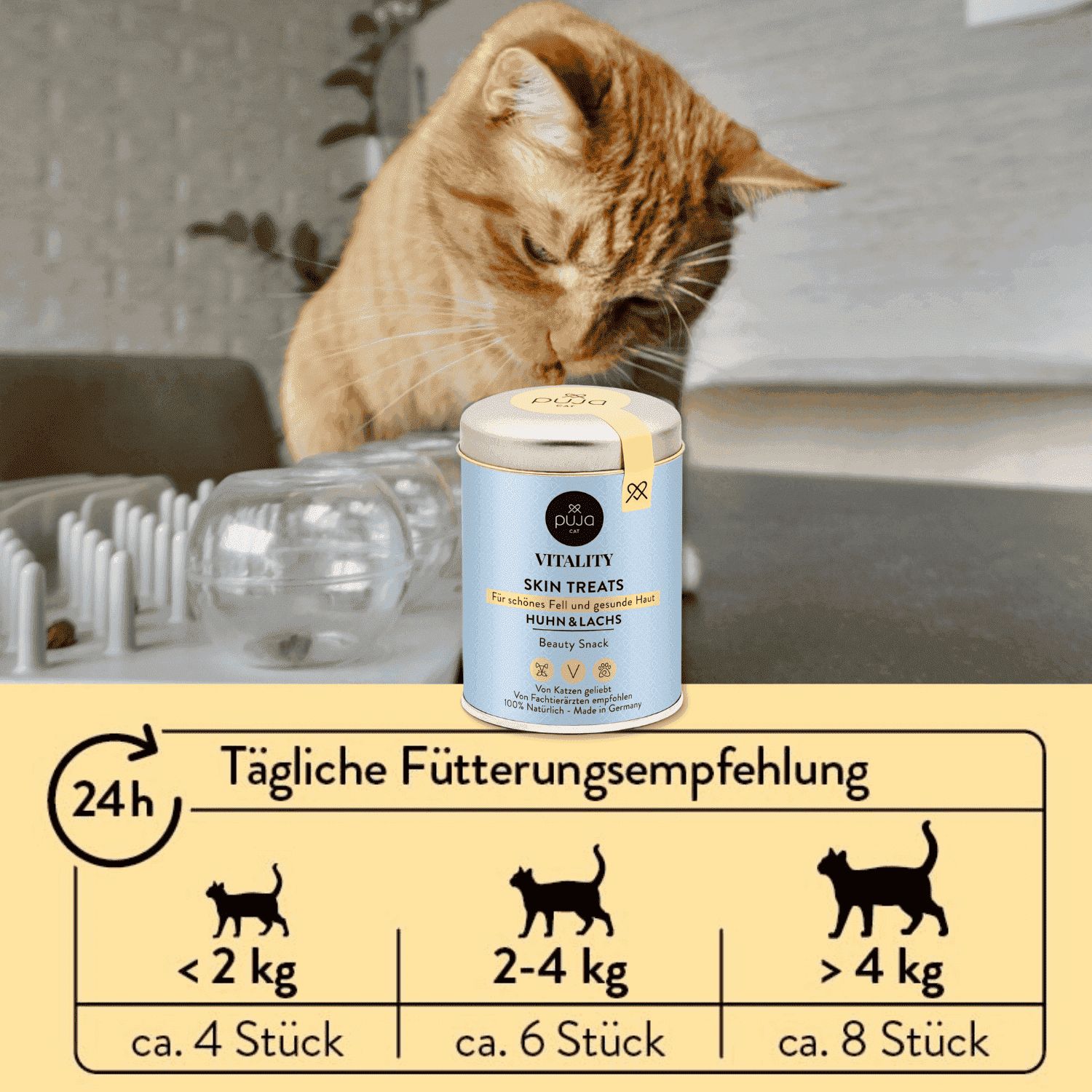 PUJA  Vitality Skin für Katzen