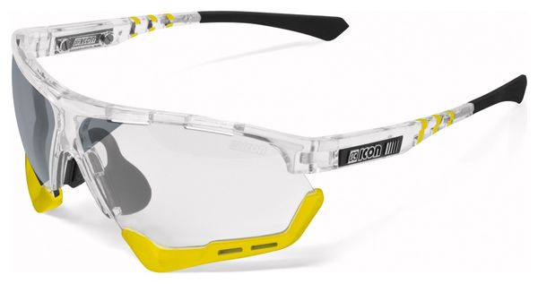 Scicon Sports Aerocomfort SCN XT Regular Lunettes De Soleil De Performance Sportive (Miroir Argenté Scnxt Photocromique/Briller)