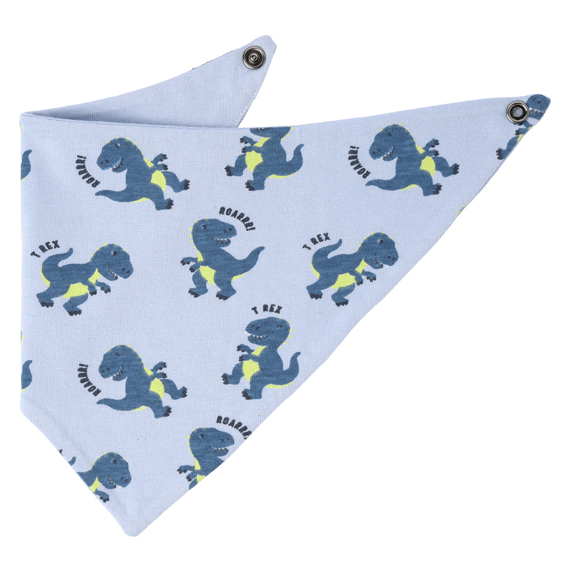 Topomini Baby Bandana mit Dino-Motiven hellblau