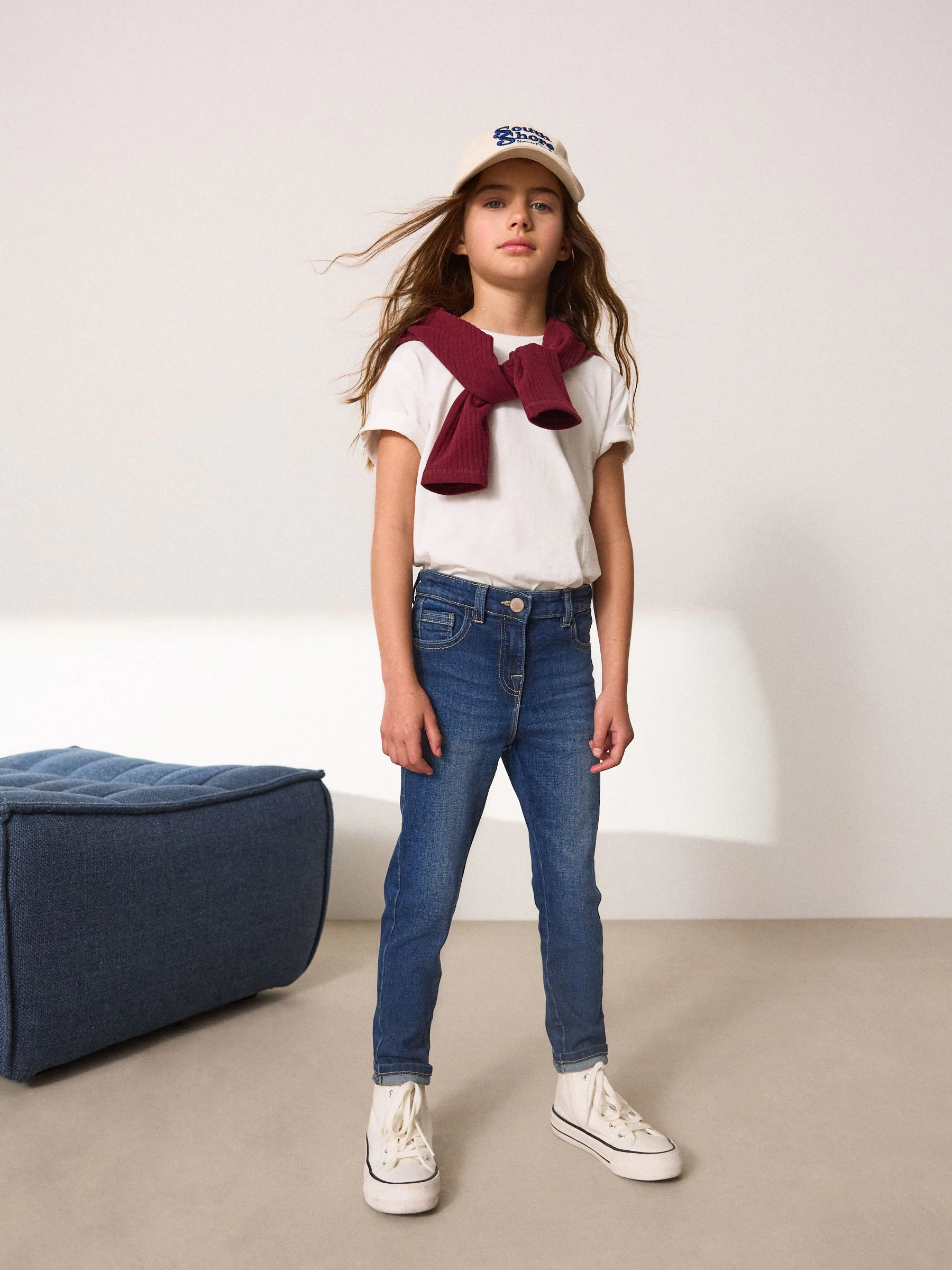 Donker gewassen denim - Skinny jeans (3-16 jr)