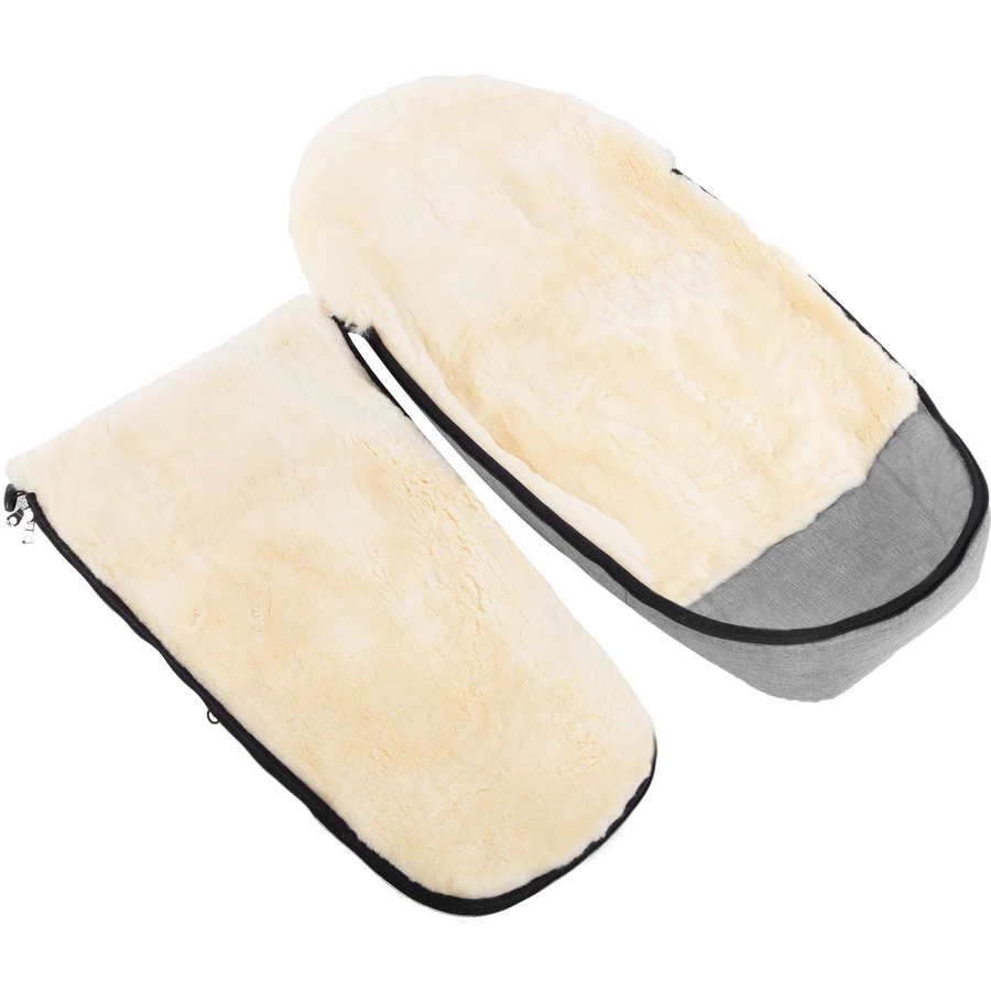 Werner Christ Baby Fußsack FLIMS LUXE grigio