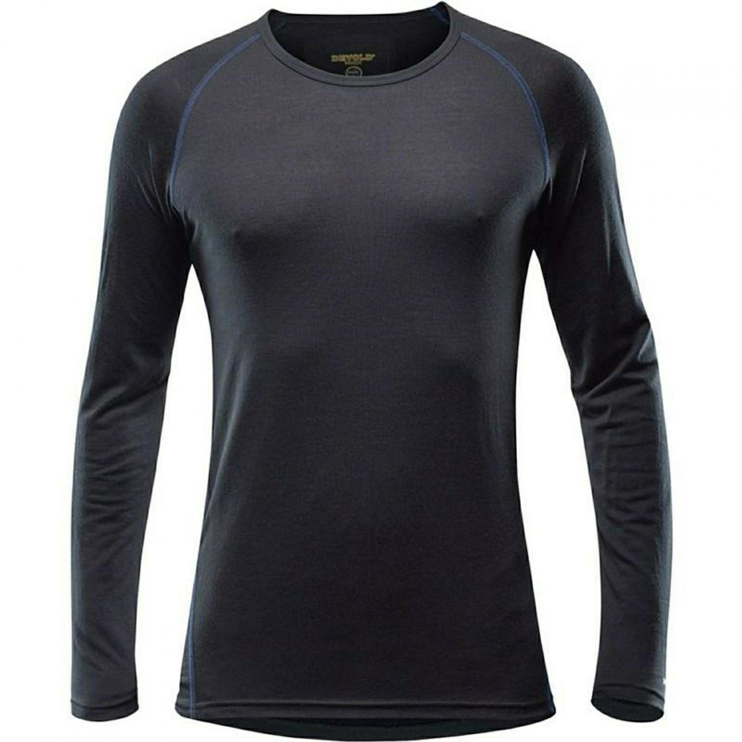 Devold Breeze Merino 150 trøje, herre (Black) - Spejder Sport