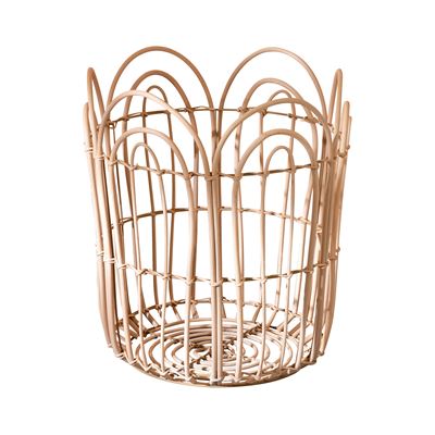 Panier de rangement en rotin