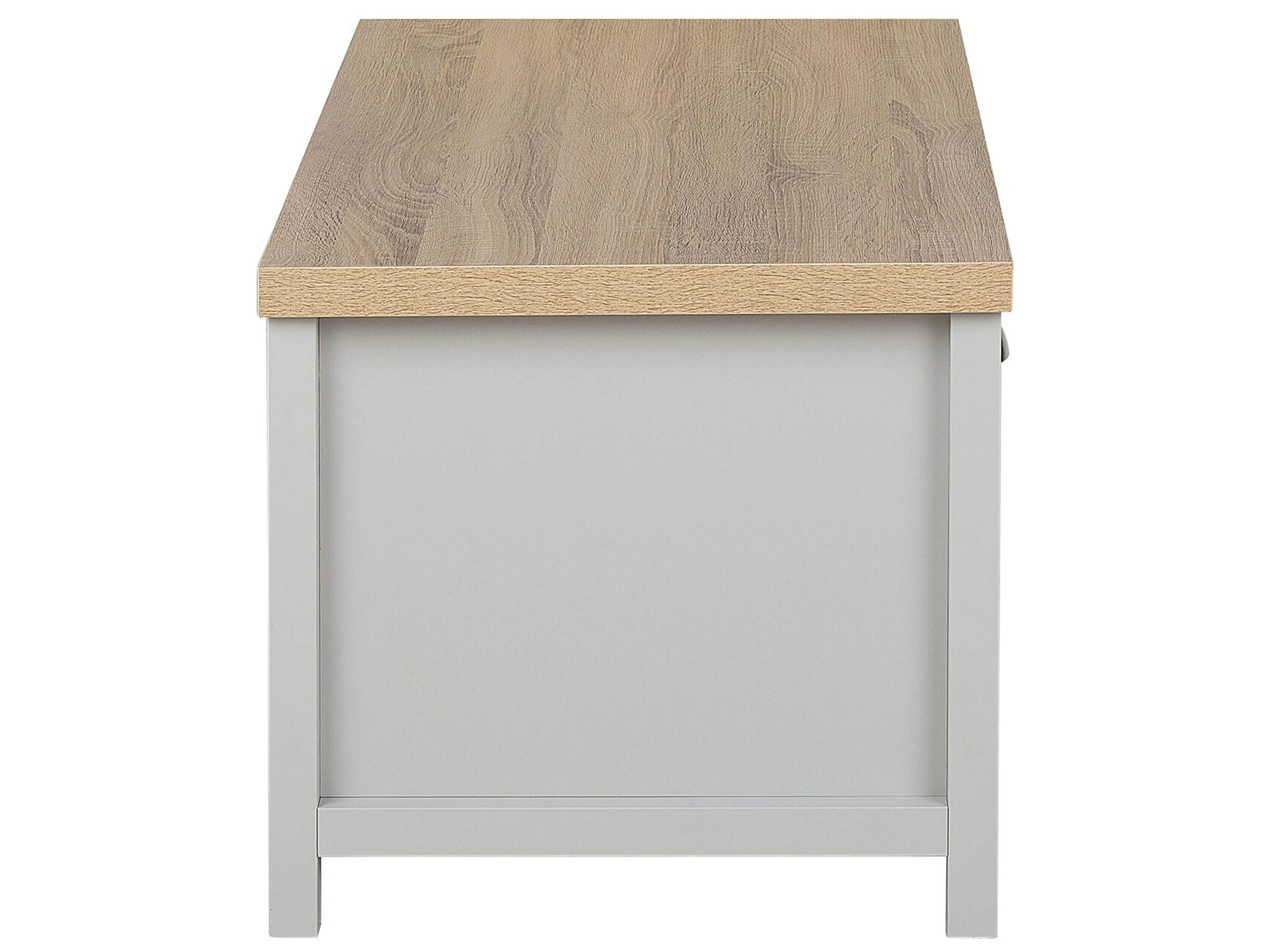Salontafel CLIO Lichtgrijs met opbergruimte