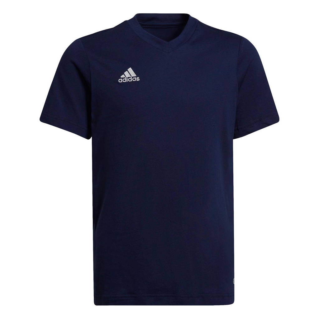 adidas junior voetbalshirt donkerblauw