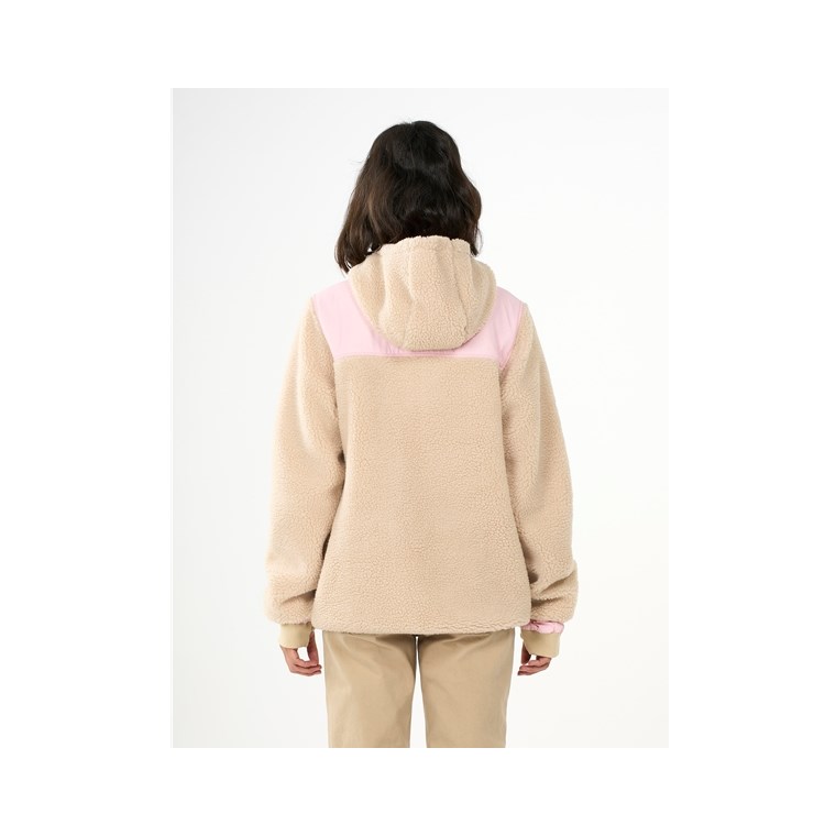 KnowledgeCotton Apparel Teddy Colorblock Jacket - Grs/Vegan