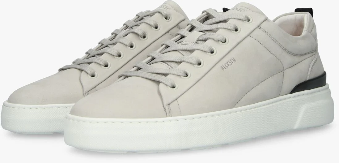 BLACKSTONE lichtgrijze blackstone lage sneakers jake