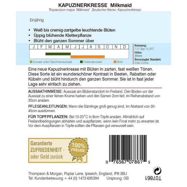 Thompson & Morgan Samen Kapuzinerkresse