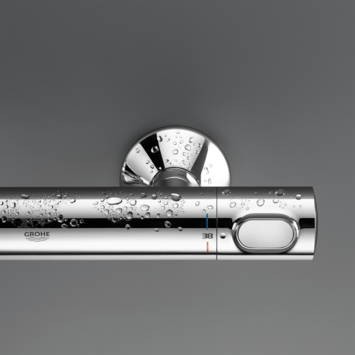 Grohe doucheset Quickfix Precision Flow met thermostaatkraan 1 stand chroom