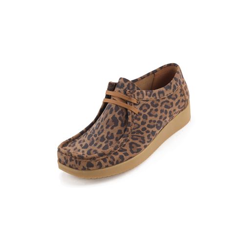 Nature Alba Suede Sko, Leopard, 39