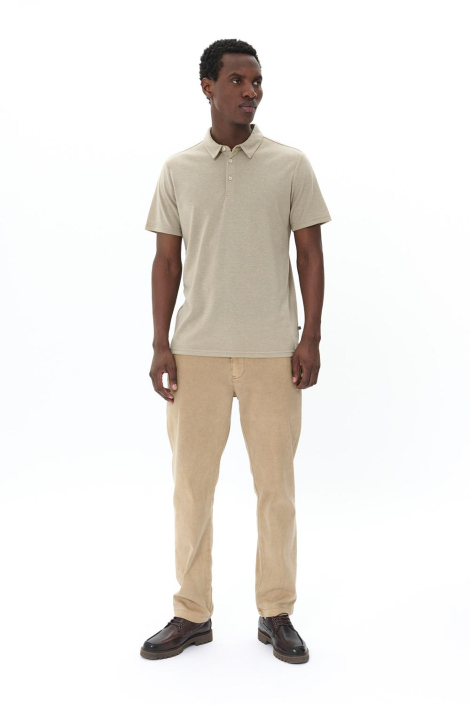 Matinique taupe heren polo