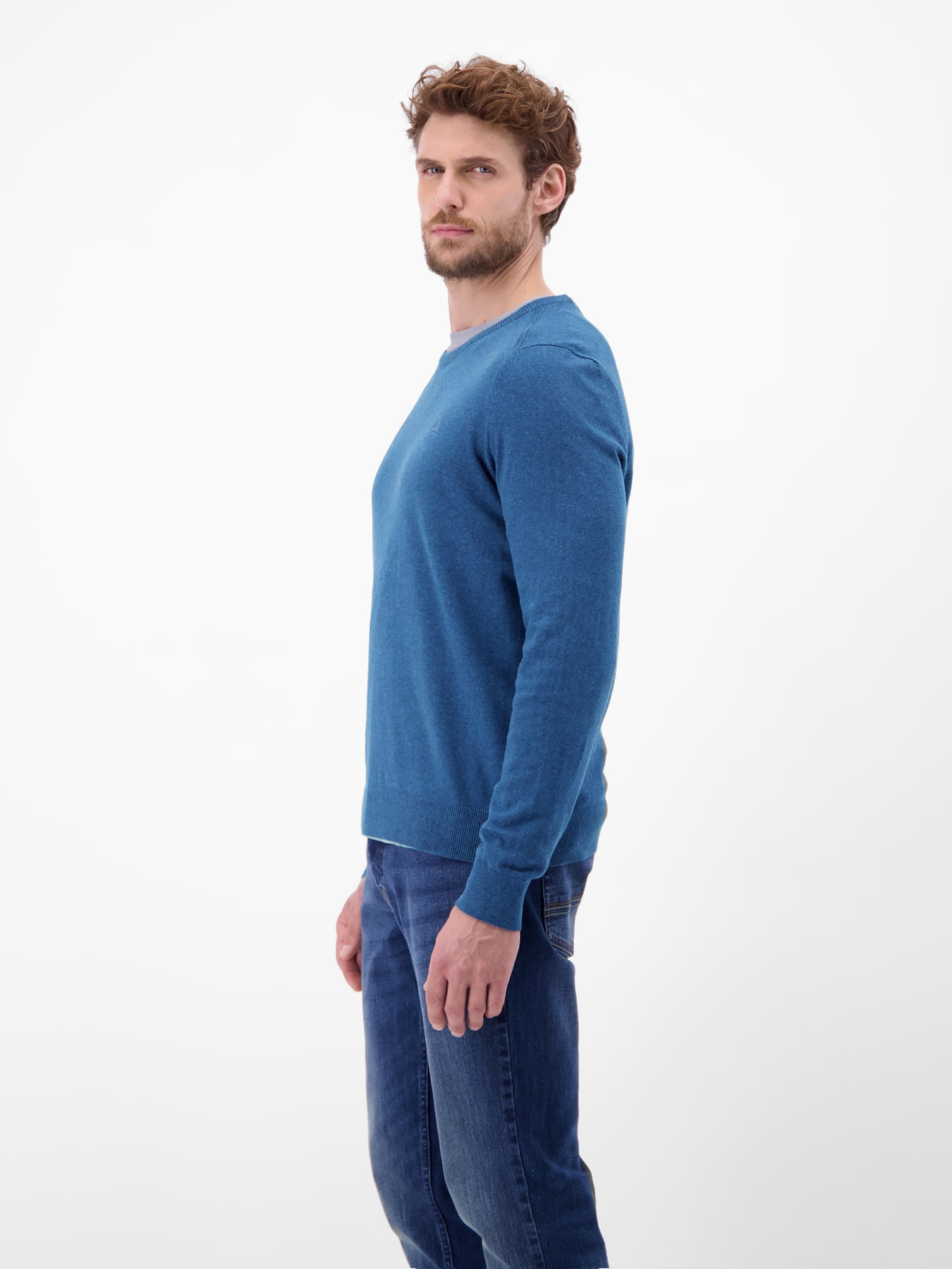 Herren Basic Strickpullover