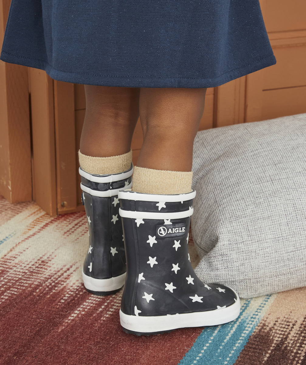 AIGLEBOTTES PREMIERS PAS IMPRIMÉES ÉTOILES BÉBÉ BABYFLAC