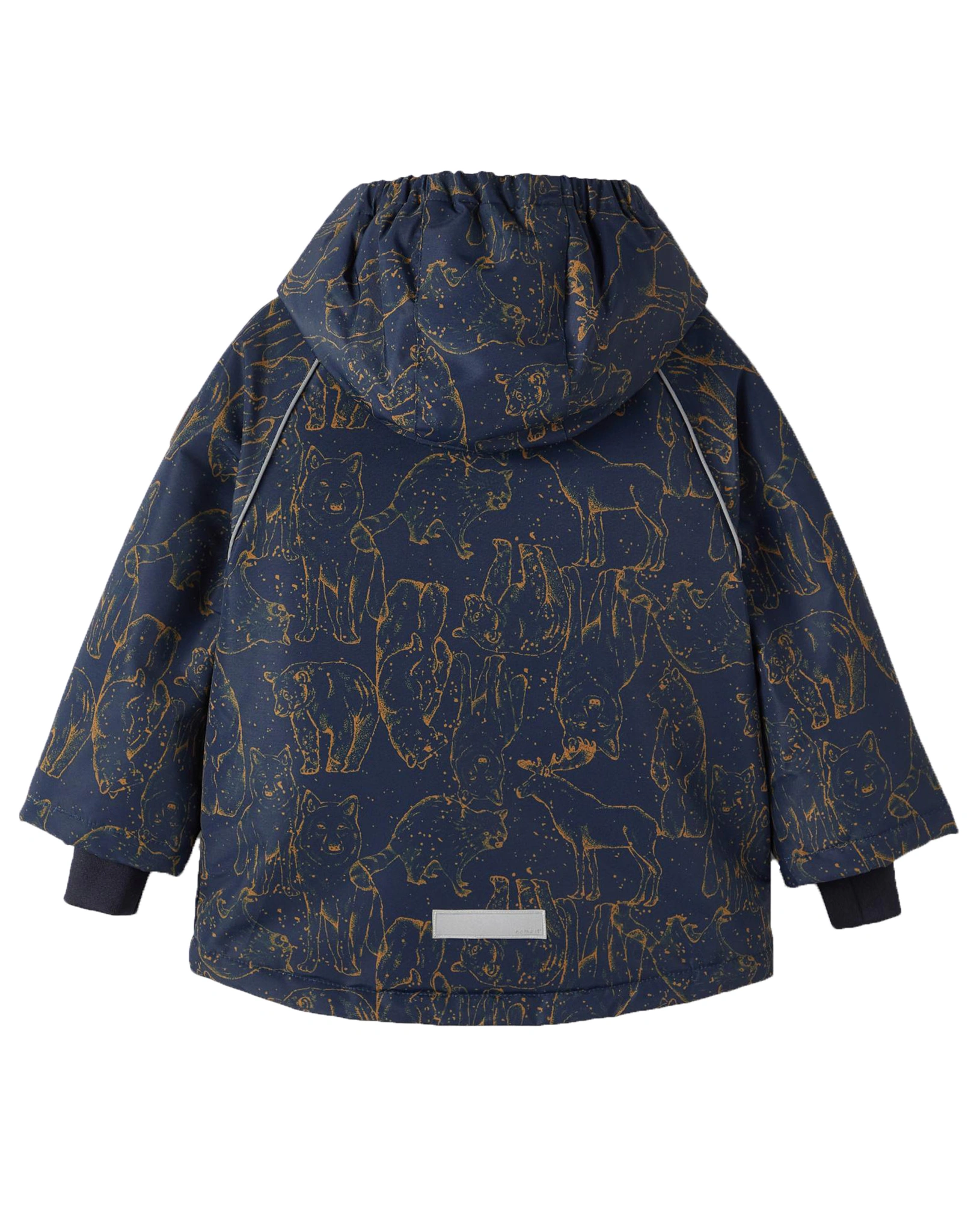 Winterjacke NMMSNOW05 - ANIMAL in dark sapphire