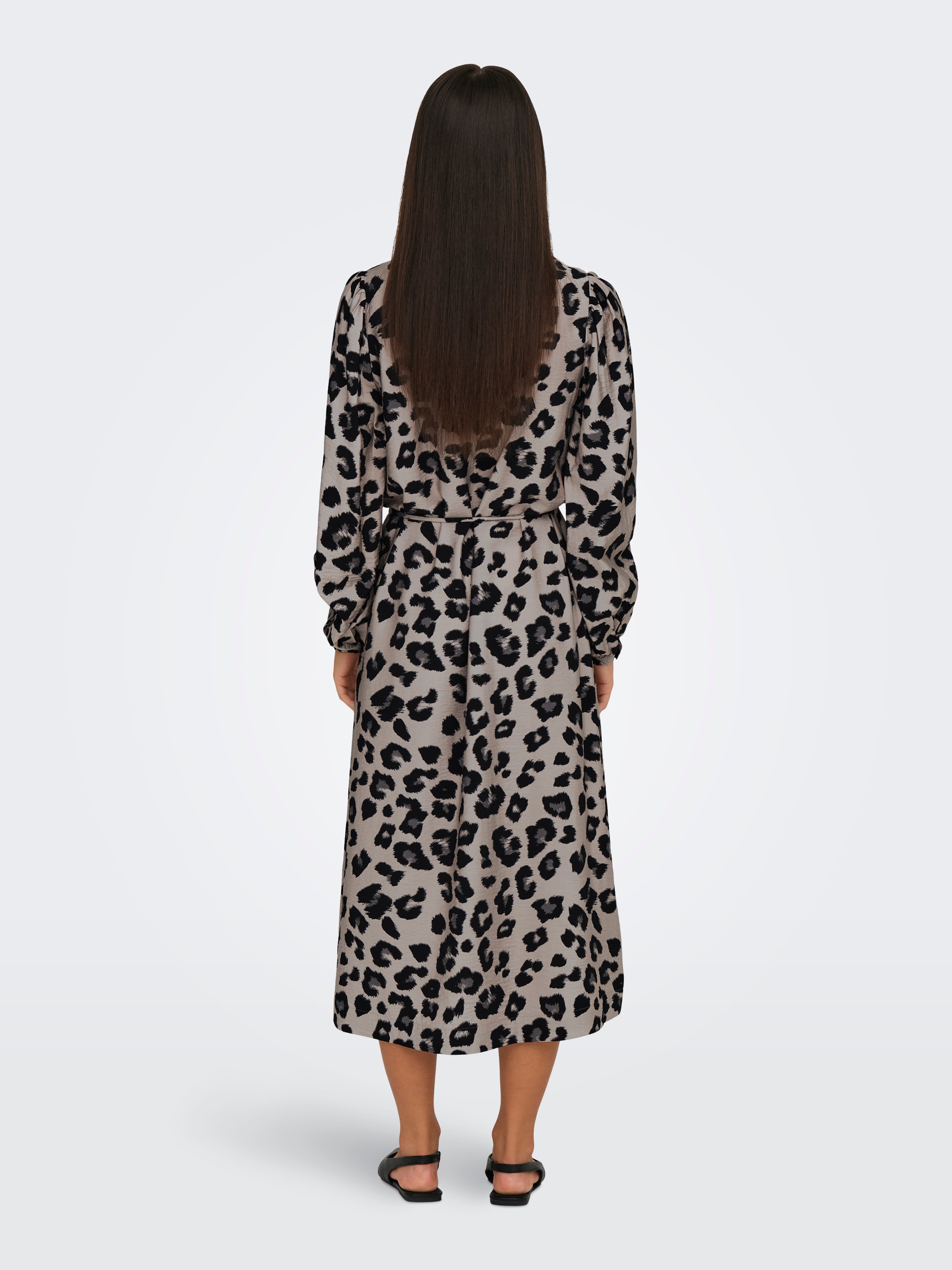 JDYCAROLINE Midikleid Dove