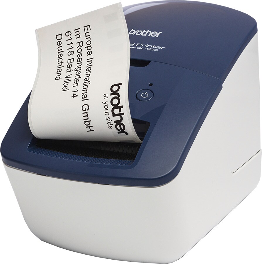 Brother QL-600B Etikettendrucker Blau