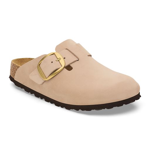 Birkenstock Boston Big Buckle Sko, Sandcastle, 37