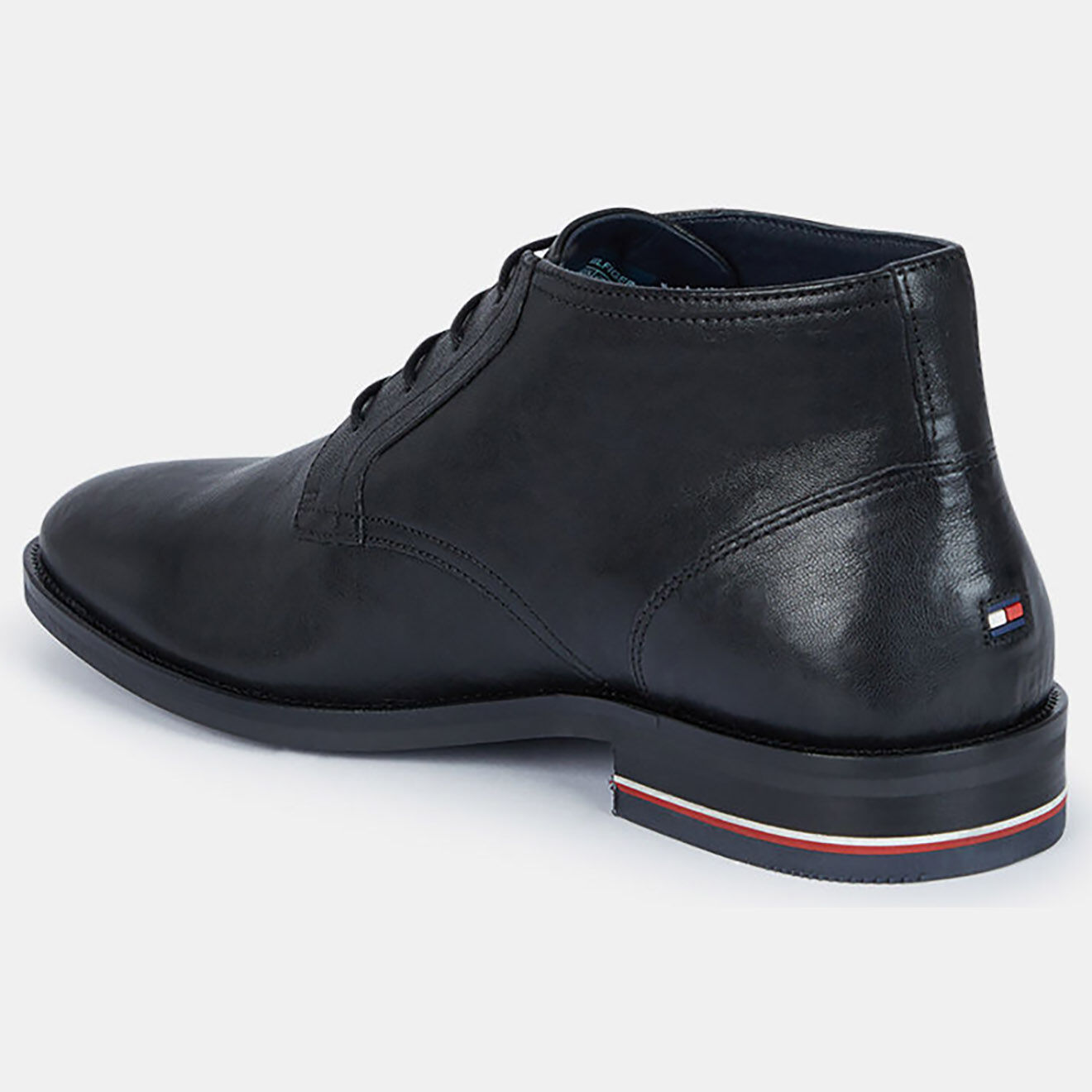 Tommy Hilfiger Desert boots en Cuir Signature noires