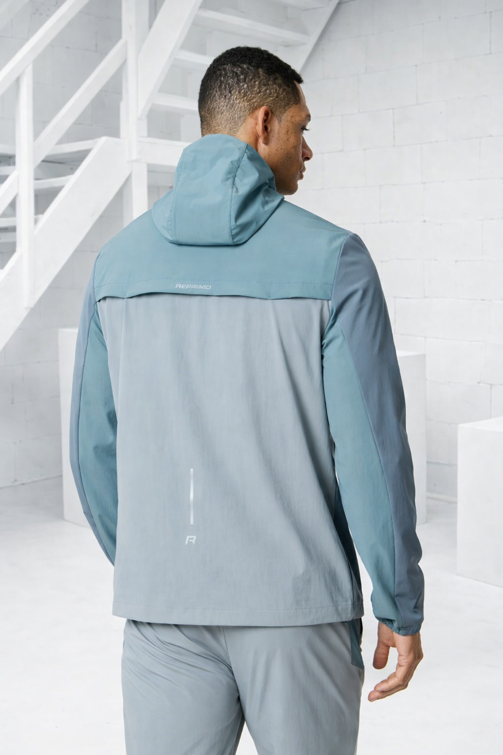 Reprimo Flight Windbreaker Trainingspak Heren Lichtblauw