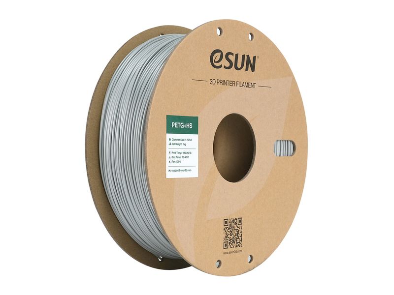 eSun Filament PETG  HS Silber 1.75 mm 1 kg PETG  HS Highspeed Filament