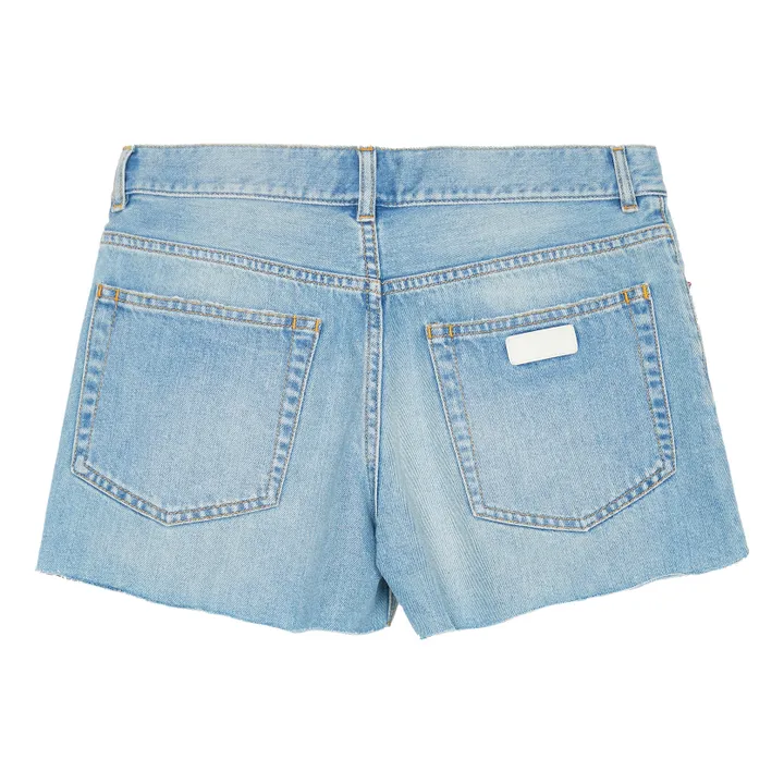 Finger in the nose Short Low Waist Eva | Denim bleached