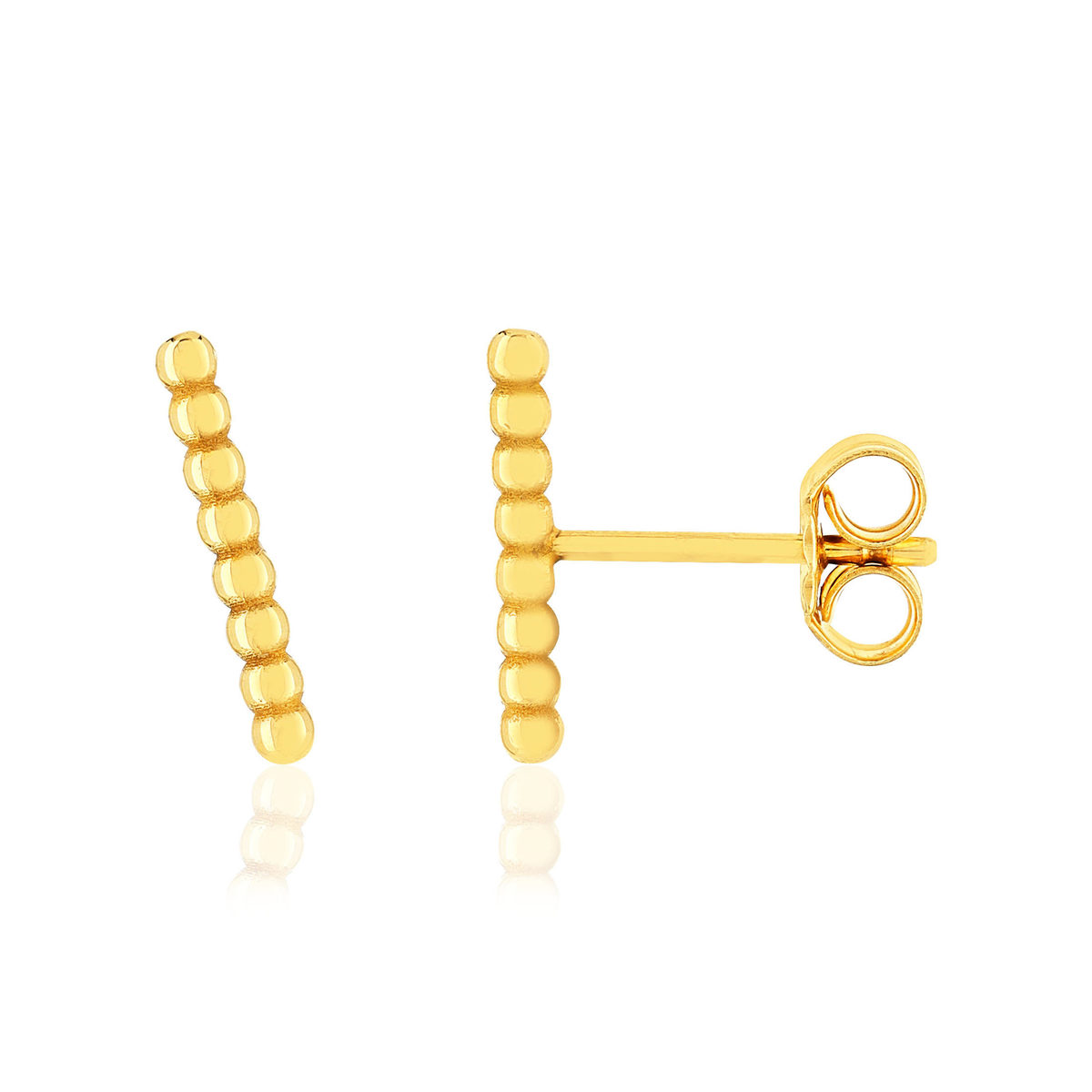 Boucles d'oreilles or 375 jaune
