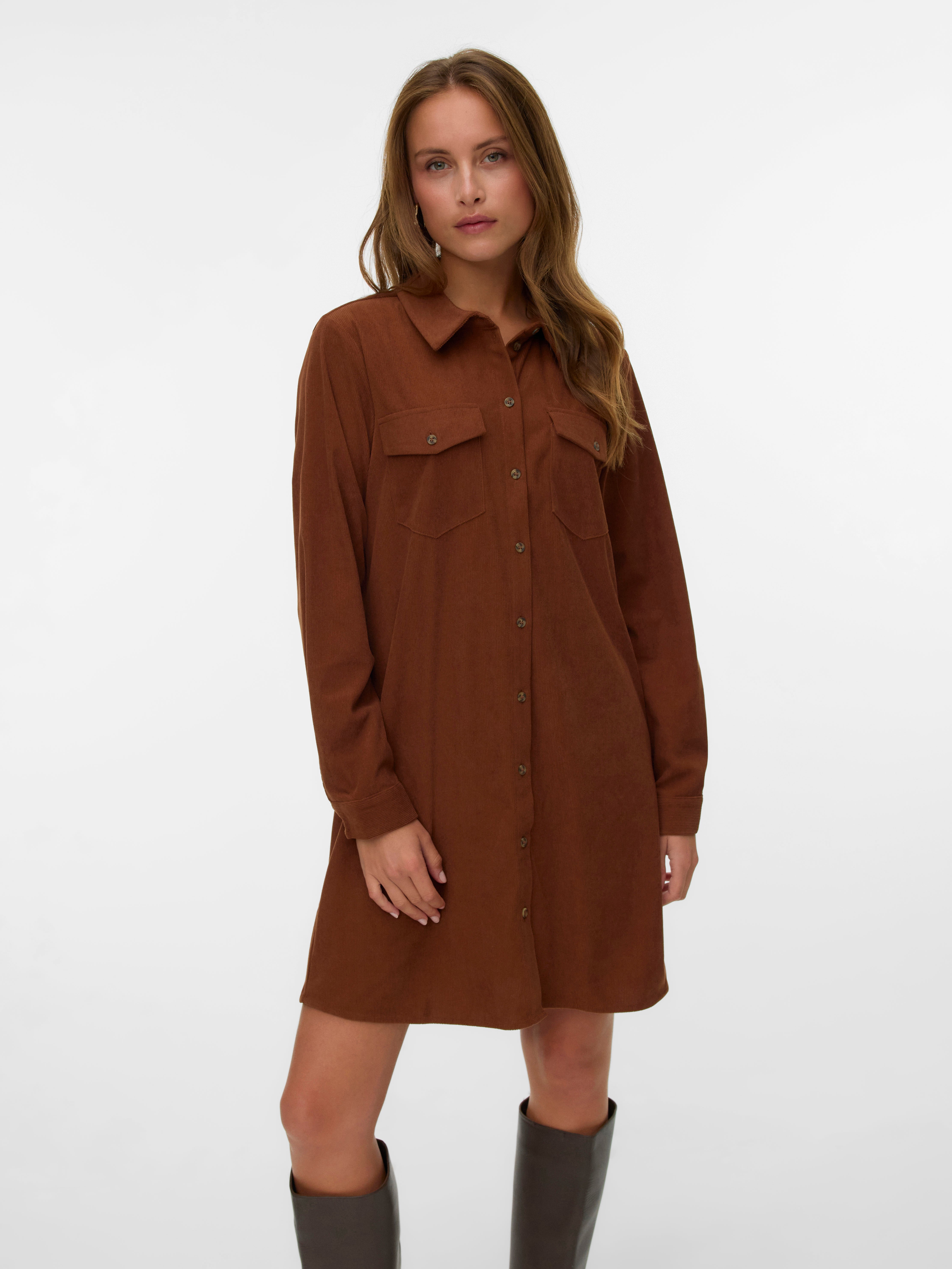 VMVILJA Corduroy Korte jurk