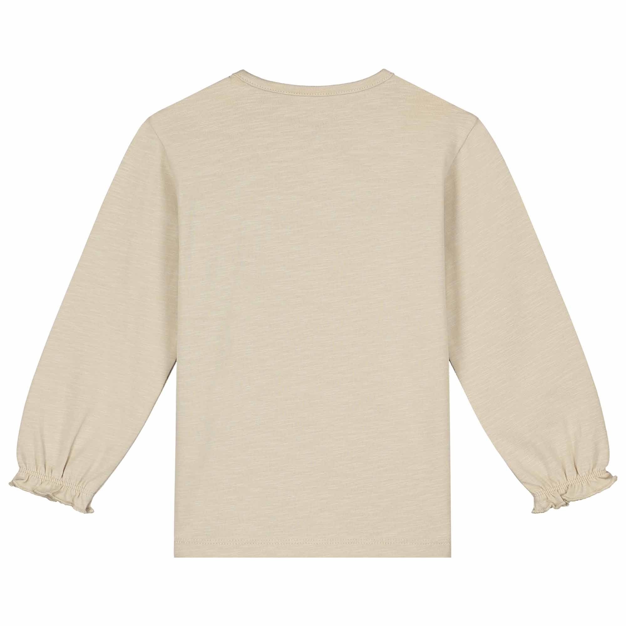 Prénatal baby shirt lange mouwen printopdruk beige
