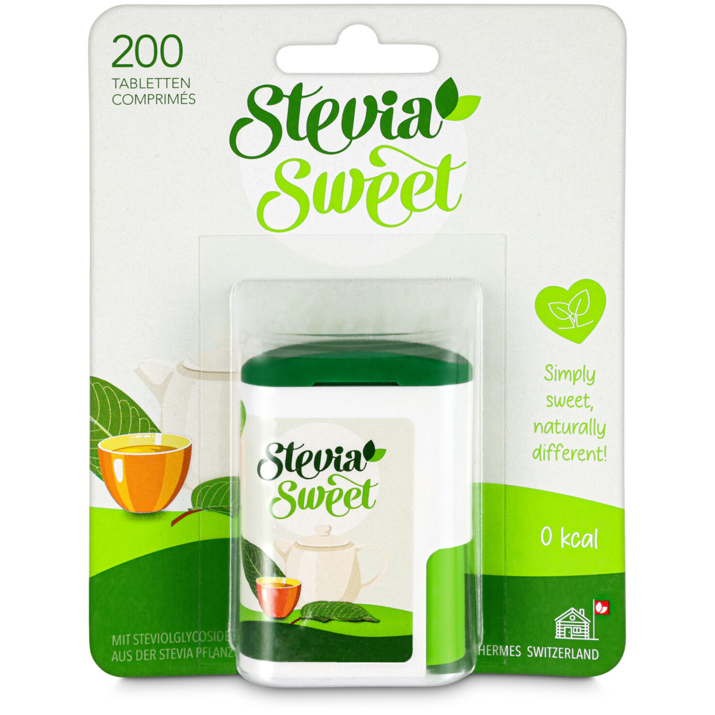 SteviaSweet Süssstoff Dispenser 200 Stück