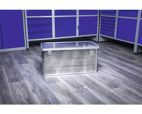Aluminium box Industrieel 93 L 775 x 375 x 385 mm zilver