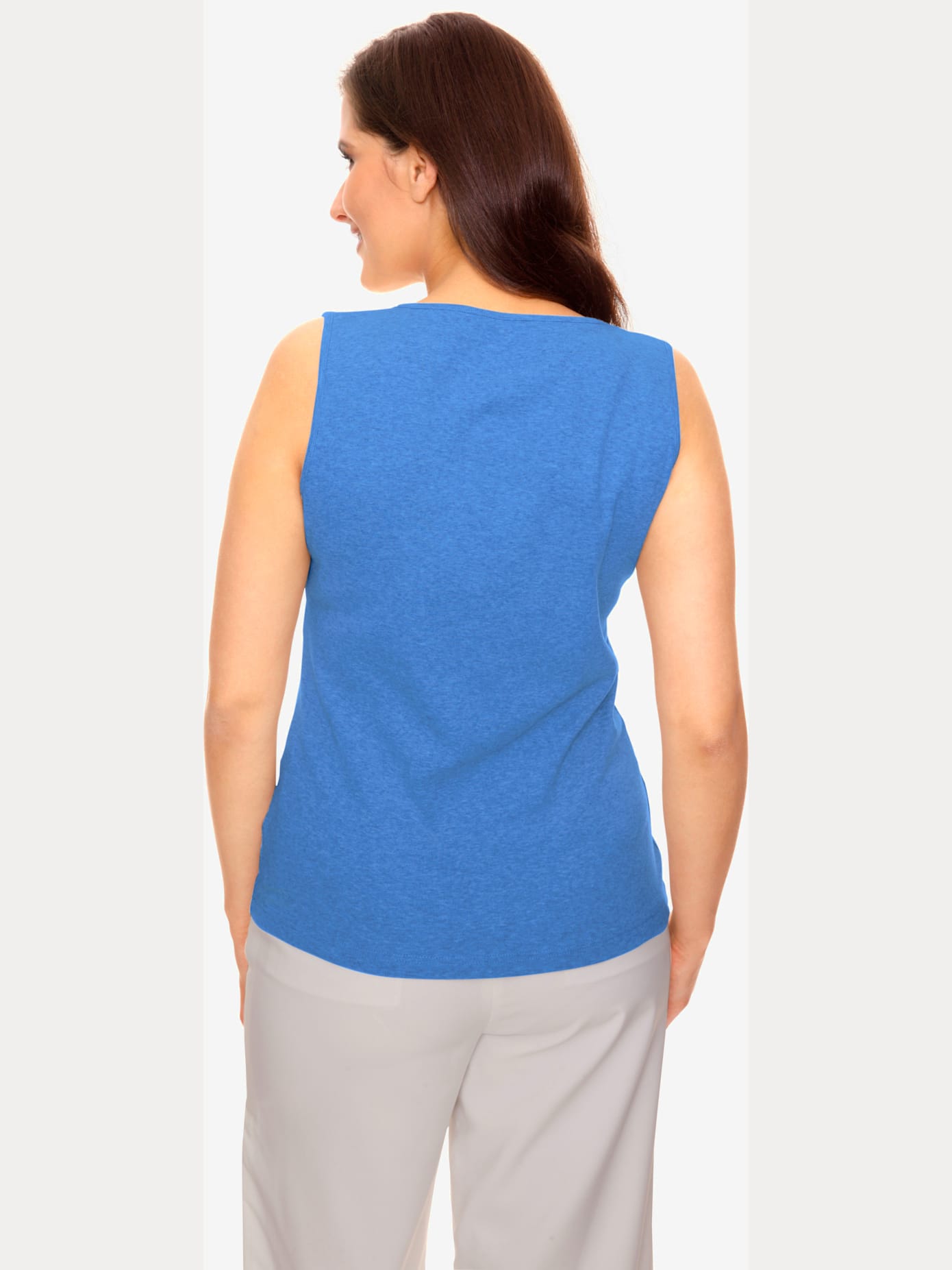 Débardeur à encolure carrée look basique tendance facile à associer