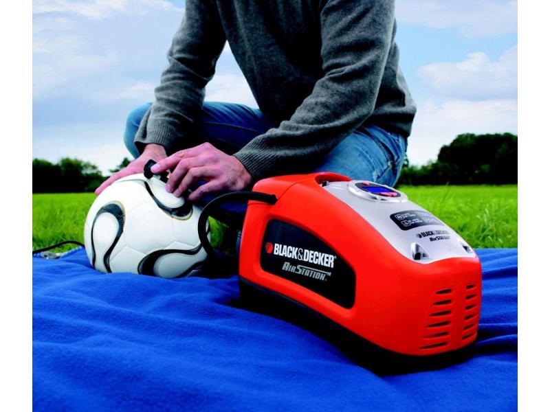 BLACK DECKER Luftkompressor ASI300 11 bar 12-V-Kompressor mit 160 PSI / 11 bar