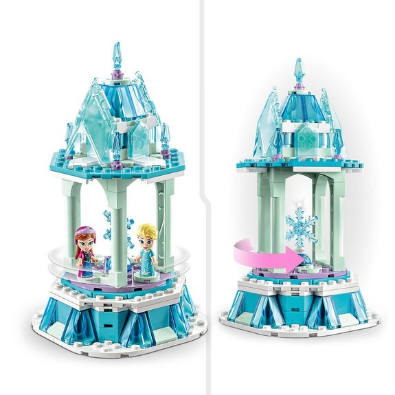 Manège magique d'Anna et Elsa Lego  Princess 43218