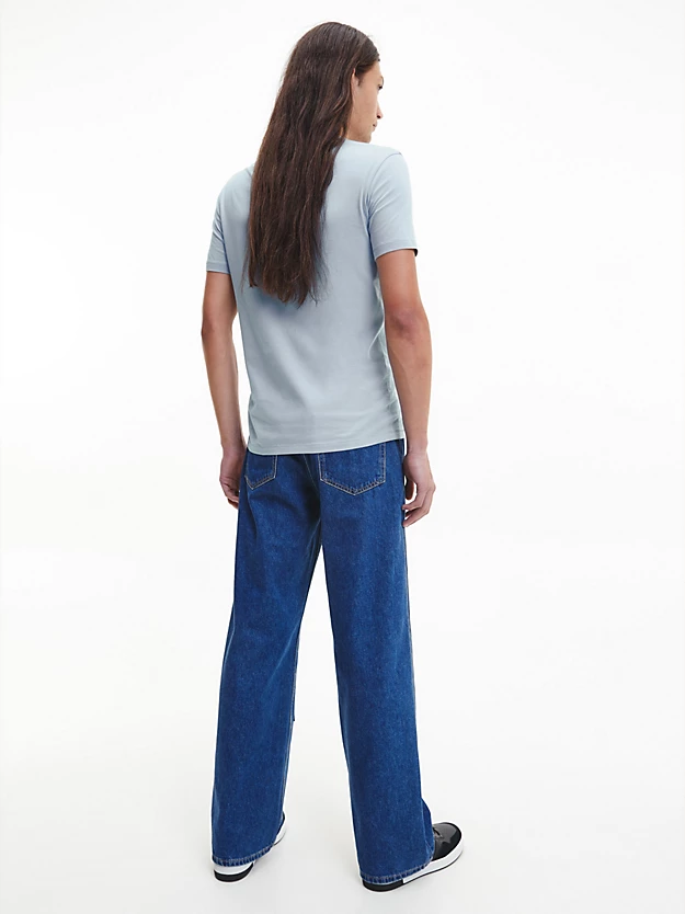 Camiseta slim fit com monograma