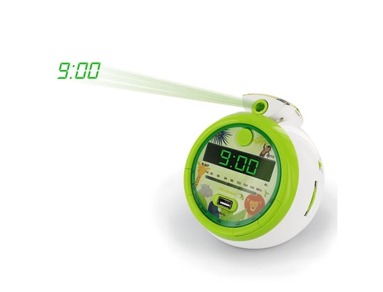 METRONIC - Radio-réveil jungle fm usb projection double alarme