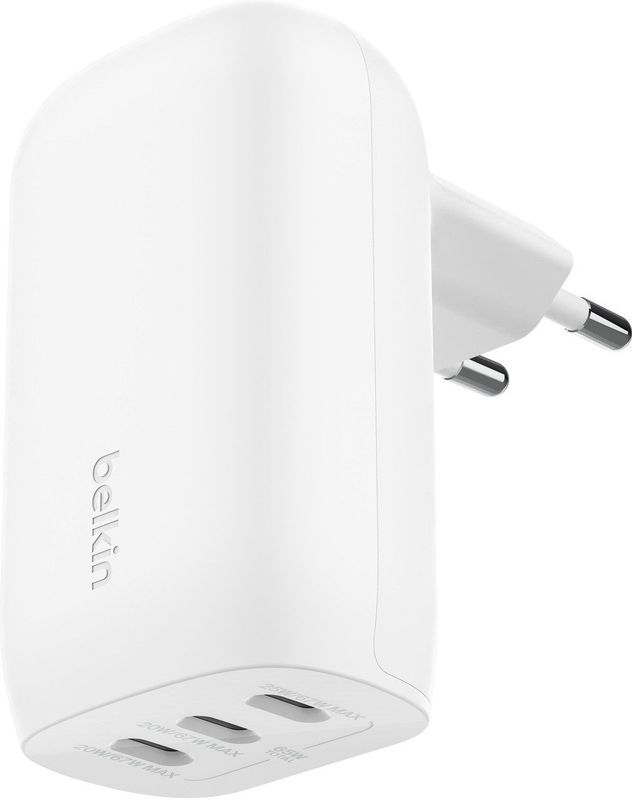 Belkin - Boost Charger - USB-Lader - Wit - 67 W - Drie Poorten