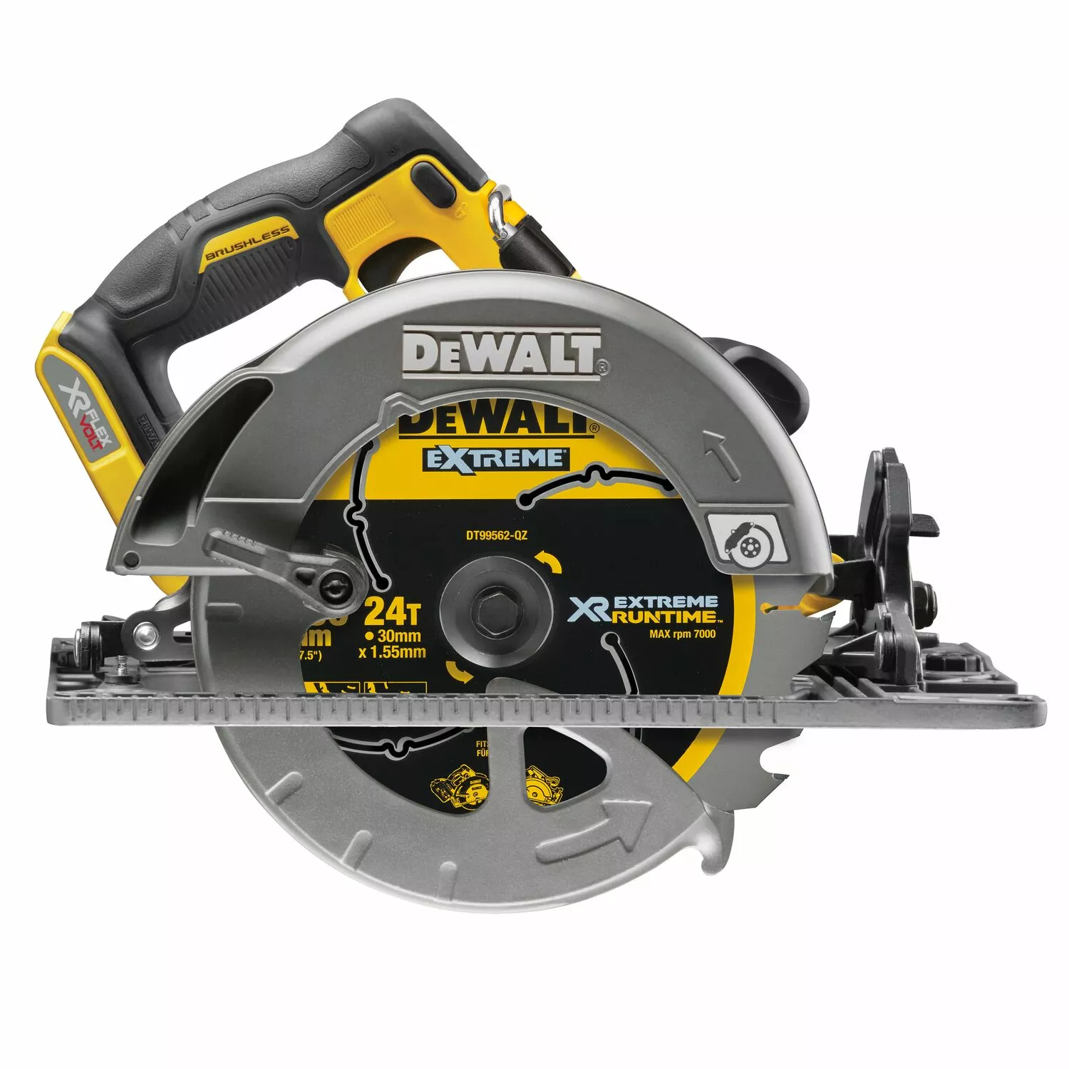 DeWALT DCS579NT 54V FlexVolt Li-Ion accu cirkelzaag body in TSTAK - 190mm