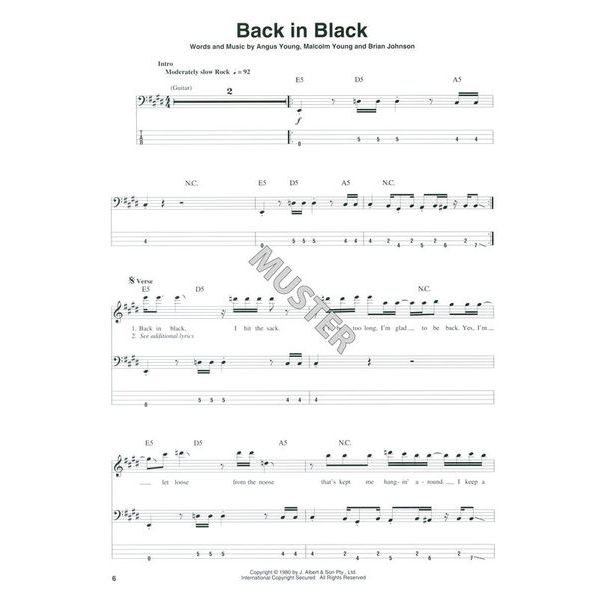 Hal Leonard Bass Play-Along AC/DC