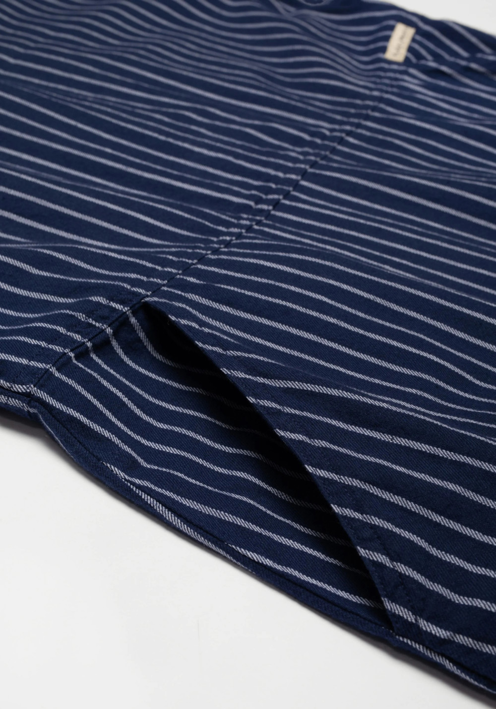 Nudie Jeans Kleid Ronja Open Collar Dress Blue