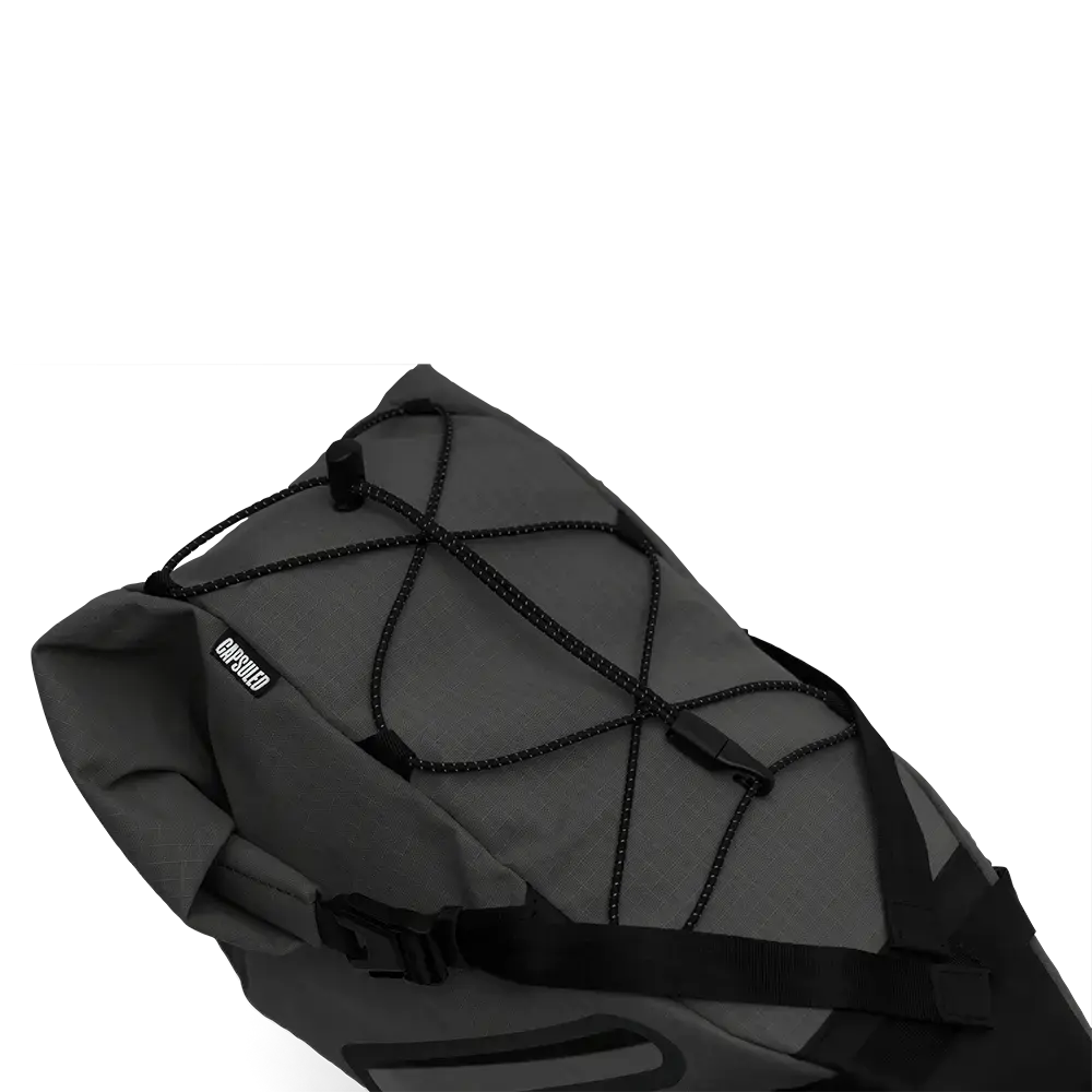 Capsuled Zadeltas 14L Grijs